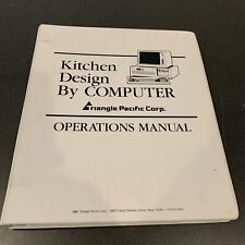 Kitchen Design by Computer Triangle Pacific IBM PC software 1986 vintage  picture