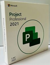 Microsoft Project Professional 2021 Brand New Retail Shrink Wrapped picture