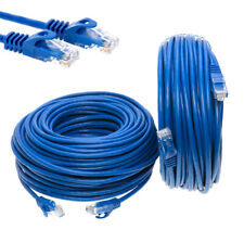 CAT6e/CAT6 Ethernet LAN Network RJ45 Patch Cable Blue 25FT - 200FT Multipack LOT picture