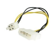 StarTech.com 6in LP4 to P4 Auxiliary Power Cable Adapter - LP4 to 4 pin ATX - Mo picture