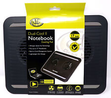 GEAR HEAD CF3300BLK USB DUAL-COOL II NOTEBOOK COOLING PAD, UP TO 17
