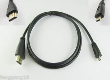 1m Micro HDMI to HDMI Male Adapter Converter Cable Motorola XOOM RAZR EVO HTC 4G picture