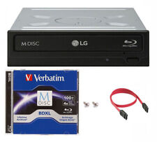 LG 14x WH14NS40 Internal Blu-ray DVD Drive+100GB Verbatim M-Disc BDXL+SATA Cable picture