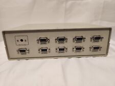 VGA Splitter Amplifier Box 8 Port 1 PC Video Sharing to 8 Monitor untested picture
