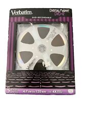 Verbatim Digital Movie DVD + Recordable 3-Pack DVD+R 120 Minutes 4.7GB Unused picture