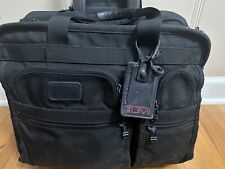 TUMI 2206D3 Black Ballistic Wheeled Expandable Briefcase/Laptop Bag 2 Wheels picture