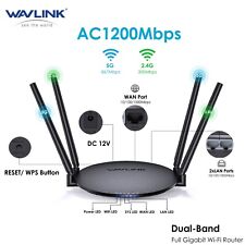 WAVLINK Dual Band WiFi 5 Router Wireless Interne AC1200 Full Gigabit AP Repeater picture