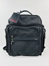 TUMI Alpha Brief Pack Backpack Laptop Tablet Black Nylon Bag 26186D4 picture