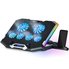 C11 Laptop Cooling Pad RGB Gaming Notebook Cooler, Laptop Fan Stand Adjustabl... picture