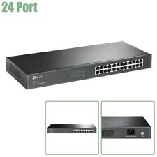 24-Port 10/100/1000Mbps Network LAN Ethernet Gigabit Rackmount Switch PC Laptop picture