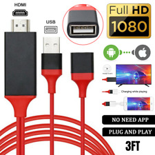 1080P HDMI Cable Phone to TV HDTV AV Adapter Universal For iPhone Android Type C picture