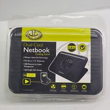 GEAR HEAD CF2200BLK USB DUAL-COOL II NOTEBOOK COOLING PAD, UP TO 11.4