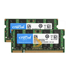 Lot Crucial 8GB 4GB 2GB 2RX8 PC2-6400 DDR2-800MHz 1.8V SODIMM RAM Laptop Memory picture