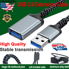 USB 3.0 Extension Cable Super Speed USB A Male to Female Braided Cord 10FT 6FT picture