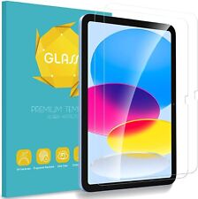[2 Pack] 9H Clear Tempered Glass Screen Protector for iPad 10th Gen 10.9