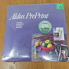 Vintage 1991 Aldus Preprint Apple Macintosh Software Sealed picture