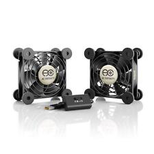 MULTIFAN S5 Quiet Dual 80mm USB Fan UL-Certified for Receiver DVR Playstation... picture