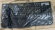 Vintage Gateway Keyboard Multimedia Wired PS2 Model KB-0532 NEW  picture