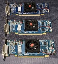 Job Lot of 3 - 7120236200G AMD Radeon HD 6350 512MB PCIe x16 Graphics Card  #B2 picture