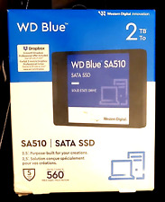 WD Blue 2TB SA510 SATA Internal Solid-State Drive - Blue (New) - FAST SHIPPING picture