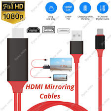 HDMI Mirroring Cable Phone AV to TV HDTV Adapter 1080P for iPhone 13 12 11 SE XR picture