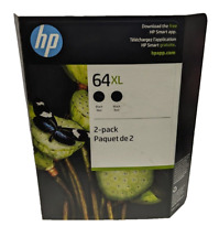 Genuine HP 64XL 2-Black 64 2 Pack EXP FEB/2025 Brand New picture