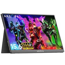 15.6'' 144Hz Portable Gaming Monitor, 100% Srgb 1080P Fhd Portable Monitor Wit picture