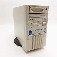 NETiS 486 Mini Tower Intel Pentium 1GB HDD Vintage Computer PC Desktop Parts picture