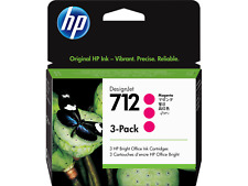 HP 712 3-pack 29-ml Magenta DesignJet Ink Cartridge, 3ED78A picture