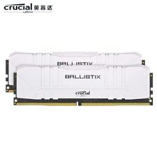 Crucial Ballistix 2666MHz DDR4 RAM Memory 16GB 8GBx2 BL2K16G26C16U4W White picture