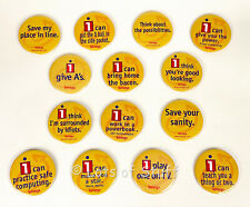 Assortment of Iomega Buttons From Tech Shows 1990s - 2000s  14 In This Set picture