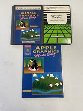 Vtg 1986 Apple Graphics Made Easy Floppy Software J Weston Watch Sharon Chimney picture