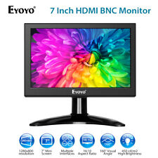 Eyoyo 7 inch Small HDMI LCD Monitor 1280x800 HDMI/VGA/AV/BNC Inputs CCTV SCREEN picture