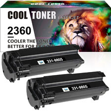 2pk 2360 Toner Cartridge for Dell B2360D B2360DN B3460DN B3465dn B3465dnf M11XH picture