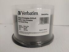 Verbatim DVD+R 4.7GB 16X DataLifePlus White Inkjet Printable - New & Sealed picture