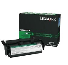 Genuine Lexmark T654X80G Black Toner Cartridge - Extra High Yield picture