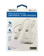 Vivitar Mobile SD and MicroSD Universal Card Reader White MOV4016 V1 Box/Retail picture