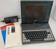 Vintage Tandy 3830 SL Laptop Computer w/Power Adapter and Manual picture
