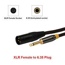 XLR Male/Female To 6.35mm Gold Plated Plug Microphone Audio Cable Adapter Cables picture
