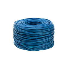 CAT5e 1000FT / 500FT 24AWG Cable Bulk Solid Network Wire White Blue Gray Black N picture