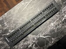 Used Ortronics OR-SP6U48 Cat6 48 Port Patch Panel Rack Mount Tech Choice Network picture
