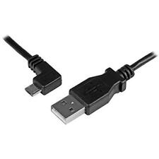 StarTech.com 2m 6 ft Micro-USB Charge-and-Sync Cable - Left-Angle Micro-USB - M/ picture