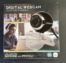 VIVITAR DIGITAL WEBCAM Clip On Camera 360 Rotating Base, Optimized Zoom SEALED picture