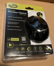 Gear Head Black 2.4GHz Wireless Nano Optical Mouse USB MP2120BLK NEW picture