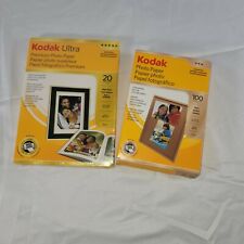 Kodak 1801711 Ultra Premium Photo Paper 5x7 High Gloss 20 Sheets+ 4x6in.(80) Lot picture
