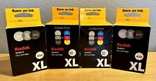 Lot of 4 Kodak Verite 5 XL Color Combo + Black Printer Ink Cartridges, Genuine picture