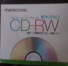 Memorex CD-RW 5 Pak Open  - 4 New -700MB - 80 Min picture