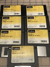 Lotus AMI PRO Release 3 OS/2 Word Processor for 3.5” Floppy Disk Disks 1-7 picture