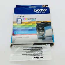 NEW Genuine Brother LC404 Cyan INKvestment Tank Ink Cartridge (Exp. 11/2024) picture