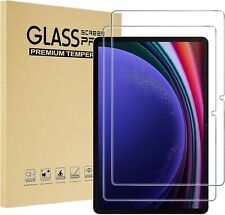 2 PACK Screen Protector Samsung Tab S9 FE S9 FE+ S9 S9+ S8 S7 Tempered Glass 9H picture